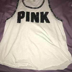 PINK sequenced tank top